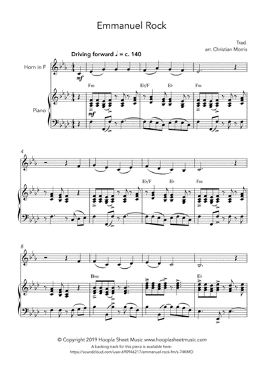 Emmanuel Rock (O Come, O Come Emmanuel) (arr. Hoopla Sheet Music)