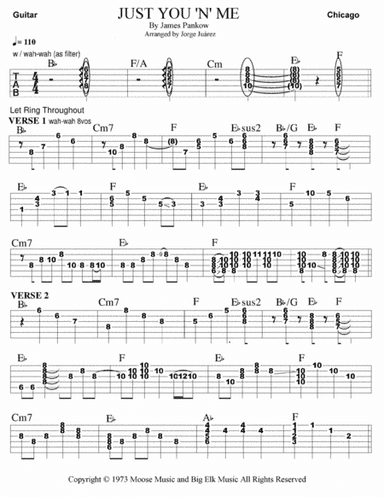 Just You 'n' Me (arr. Jorge Juárez)