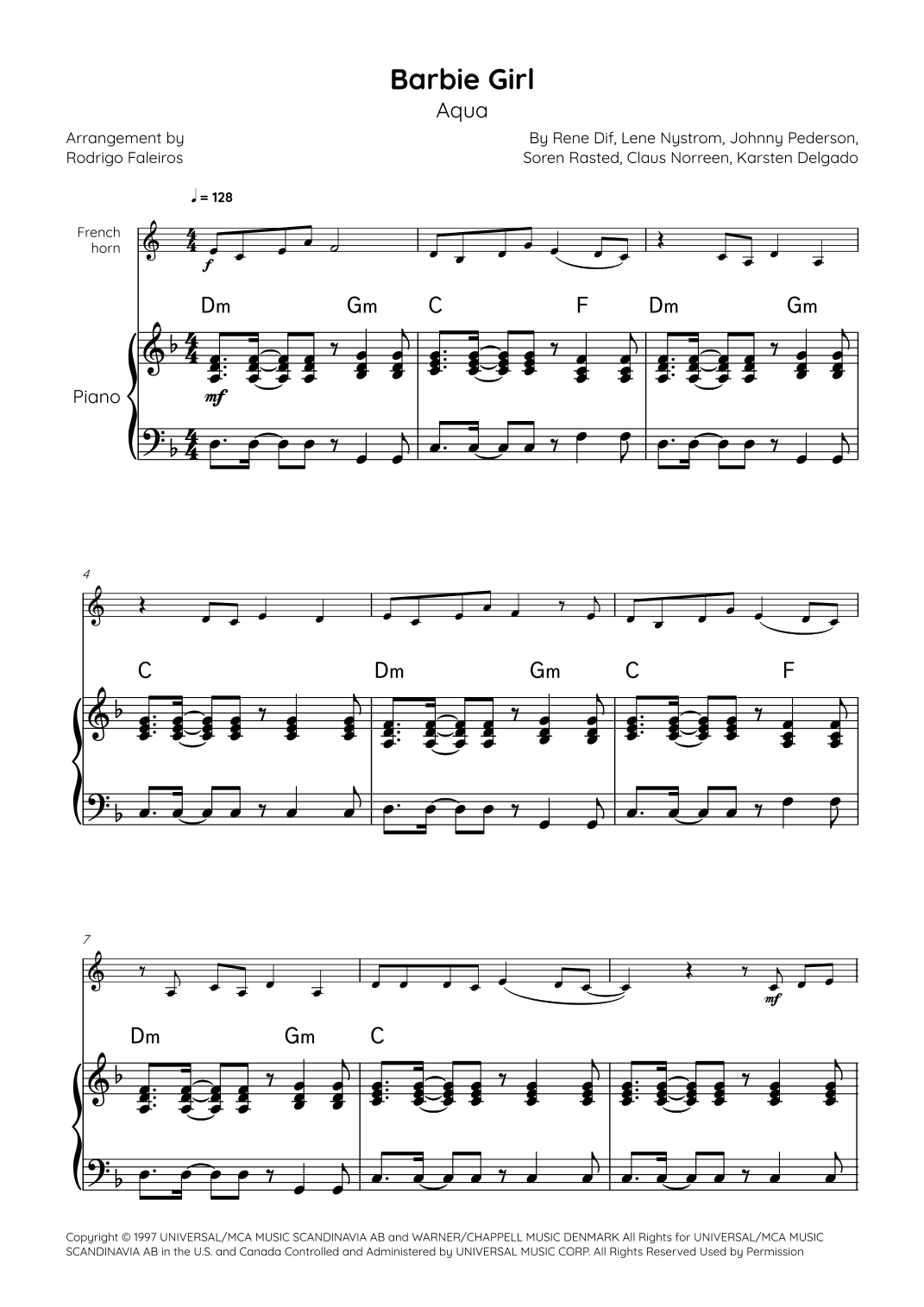 Barbie Girl (arr. Rodrigo Faleiros)