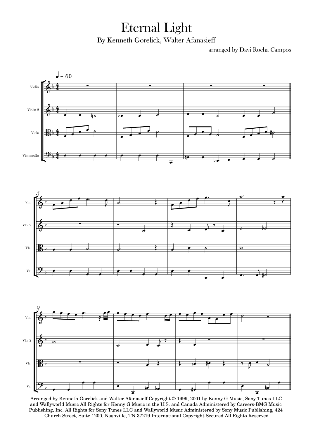 Eternal Light (arr. Davi Rocha Campos)