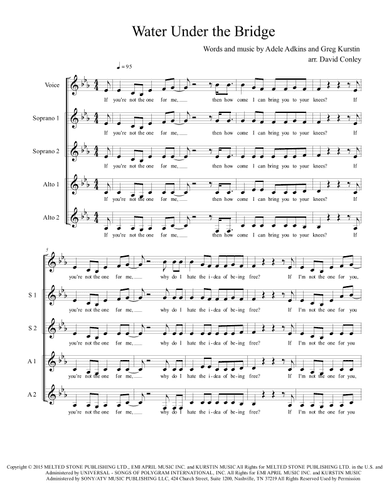 Water Under The Bridge (arr. David Conley)