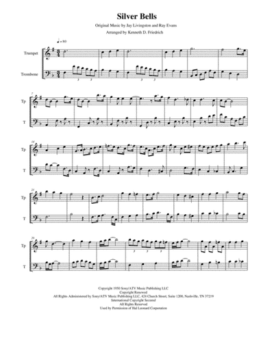 Silver Bells (arr. Kenneth D. Friedrich)