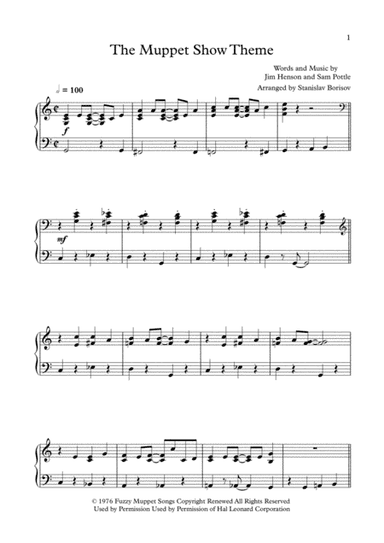 The Muppet Show Theme (arr. Stanislav Borisov)