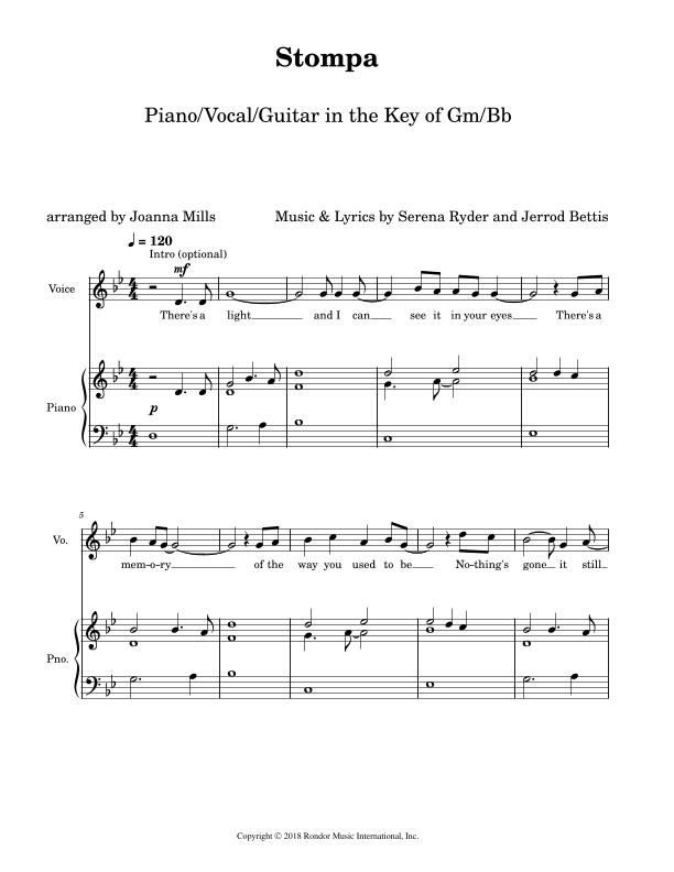 Stompa (arr. Joanna Mills)