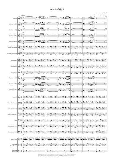 Arabian Nights (arr. João Marcos Maciel)