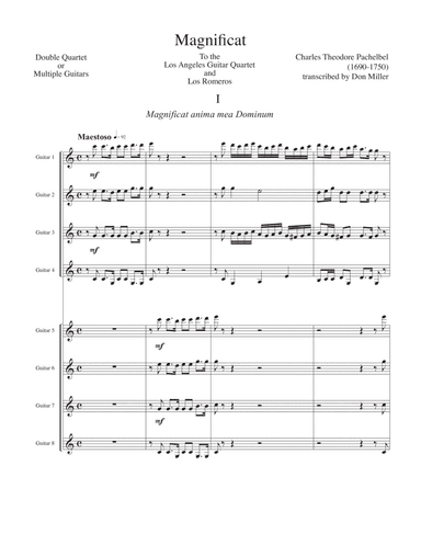 Magnificat (arr. Don Miller)