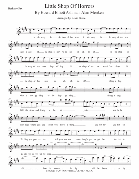 Little Shop Of Horrors (arr. Kevin Busse)