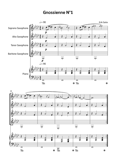 Gnossienne N°1 (arr. Jackson Spindler)