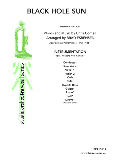 Black Hole Sun (arr. Brad Esbensen)