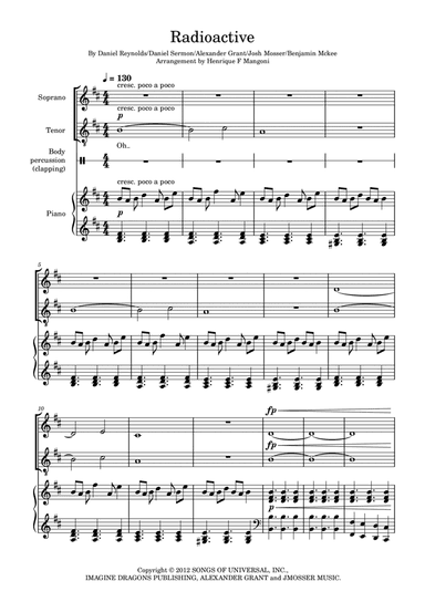 Radioactive (arr. Henrique F Mangoni)