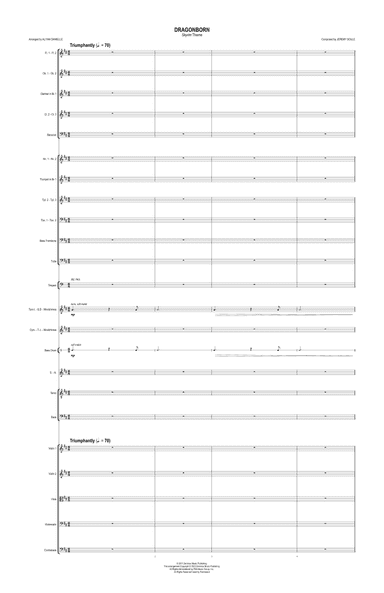 Dragonborn (skyrim Theme) (arr. Aliyah Danielle)