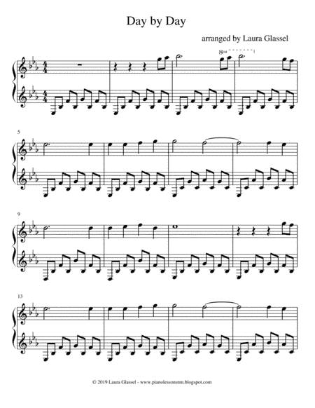 Day by Day (arr. Laura Glassel)