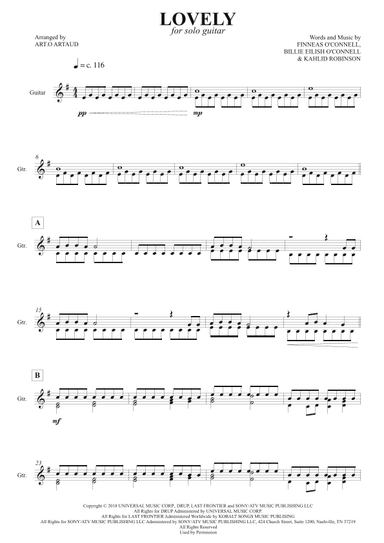 Lovely (arr. Art.o Artaud)