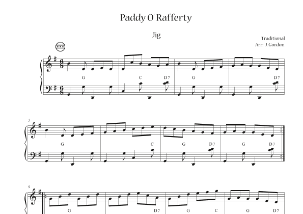 Paddy O' Rafferty (arr. Julia Gordon)