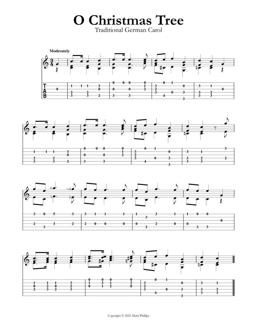 O Christmas Tree (arr. Mark Phillips)