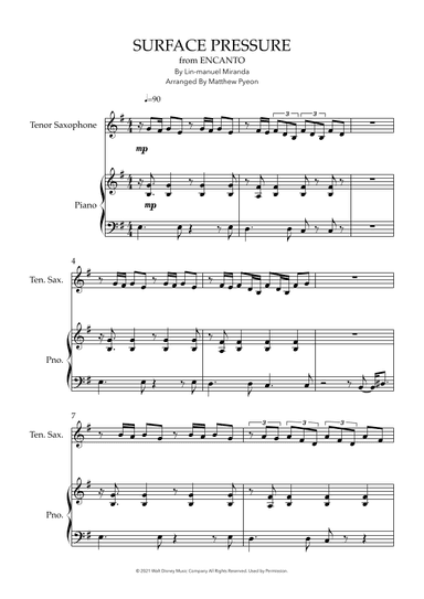 Surface Pressure (arr. Matthew pyeon)