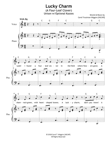 Lucky Charm (A Four-Leaf Clover)