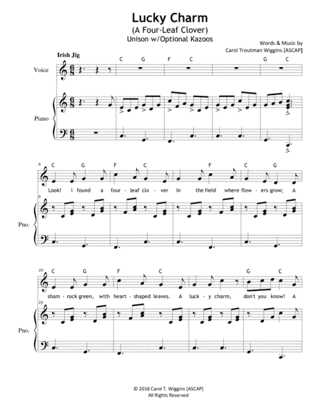 Lucky Charm (A Four-Leaf Clover)