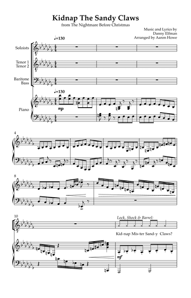 Kidnap The Sandy Claws (arr. Aaron Howe)