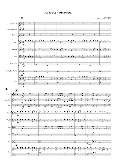All Of Me (arr. Emanuel Tudare)