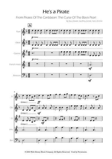He's A Pirate (arr. Ygor Nunes)