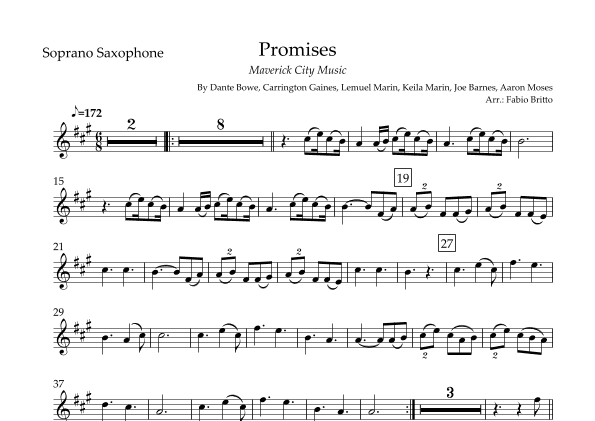 Promises (arr. Fabio Britto)