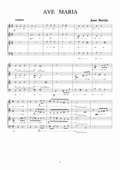 Ave María - Joan Borràs