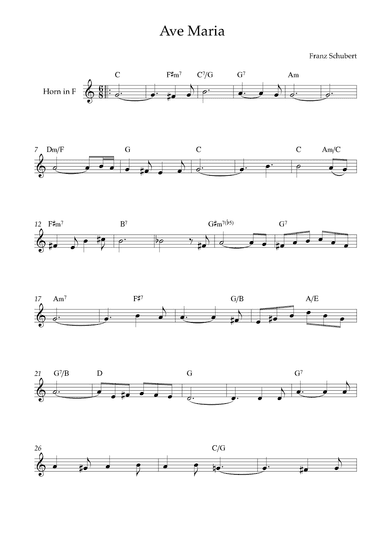 Ave Maria (arr. Karen Gueiros)