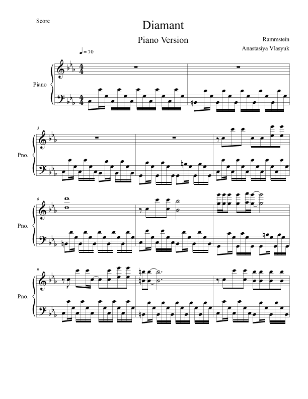 Diamant (arr. Anastasya Vlasyuk)