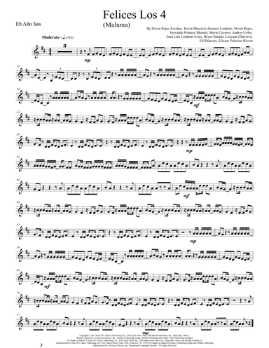 Felices Los 4 (arr. Musikeo)