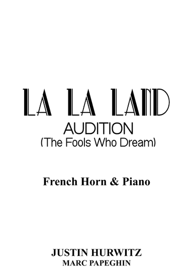 Audition (the Fools Who Dream) (arr. Marc Papeghin)