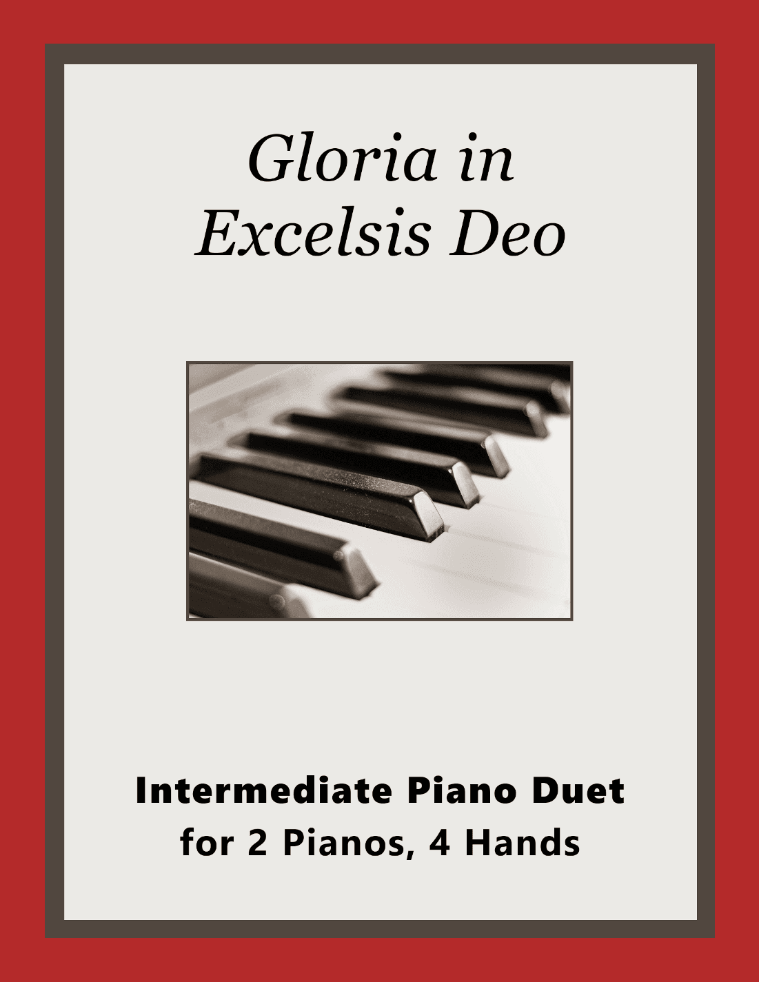 Gloria in Excelsis Deo (2 Pianos, 4 Hands) (arr. Sharon Wilson)