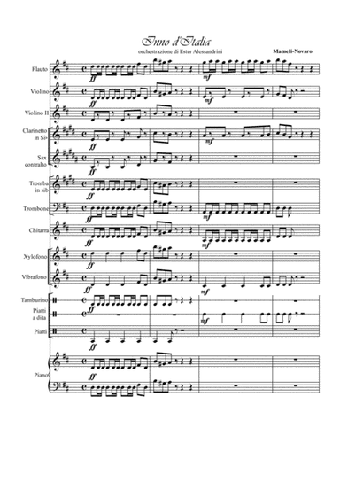 Inno d'Italia (arr. E.Alessandrini)