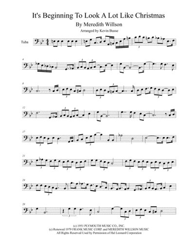 It's Beginning To Look Like Christmas (arr. Kevin Busse)
