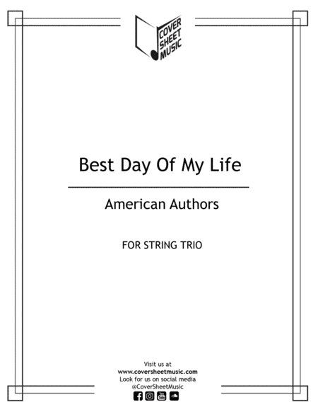 Best Day Of My Life (arr. Jose Quintana)