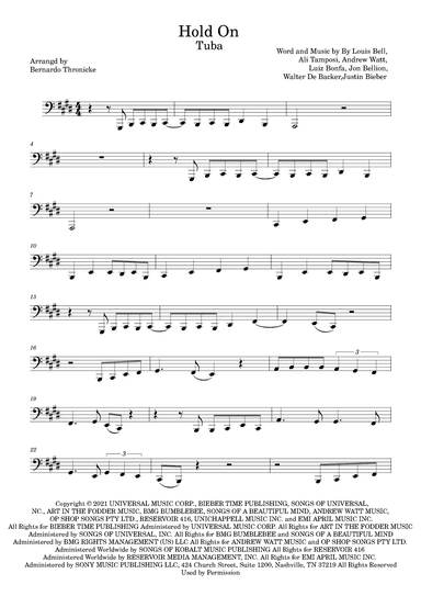 Hold On (arr. Bernardo Thronicke)