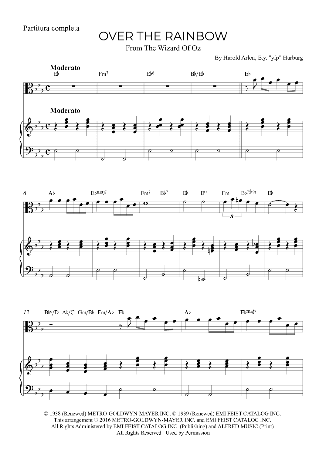 Over The Rainbow (arr. Alex Nunes Rodrigues)