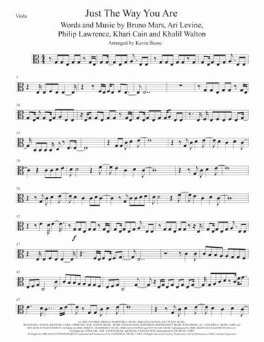 Just The Way You Are (arr. Kevin Busse)
