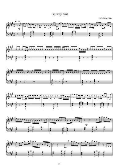Galway Girl (arr. Ed Sheeran)