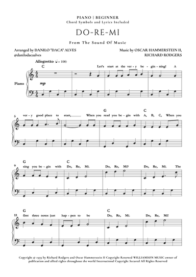 Do-re-mi (arr. Danilo "Daca" Alves)