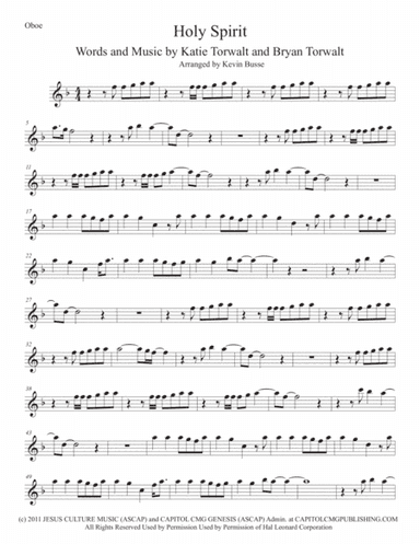 Holy Spirit (arr. Kevin Busse)