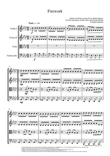 Firework (arr. Newolski)