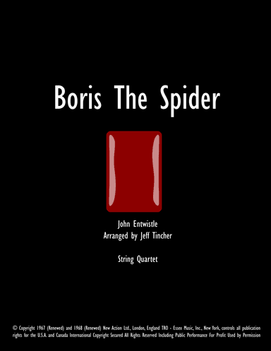 Boris The Spider (arr. Jeff Tincher)