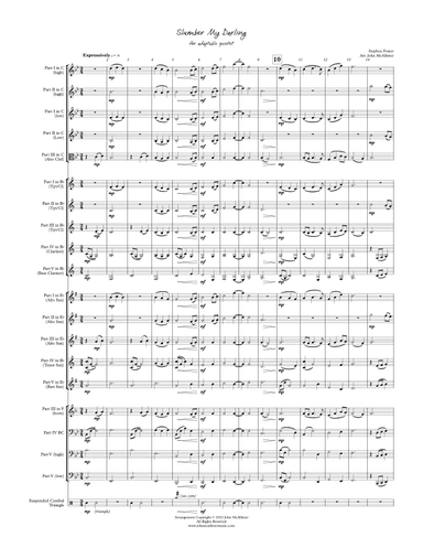 Slumber My Darling - for adaptable quintet (arr. John McAllister)