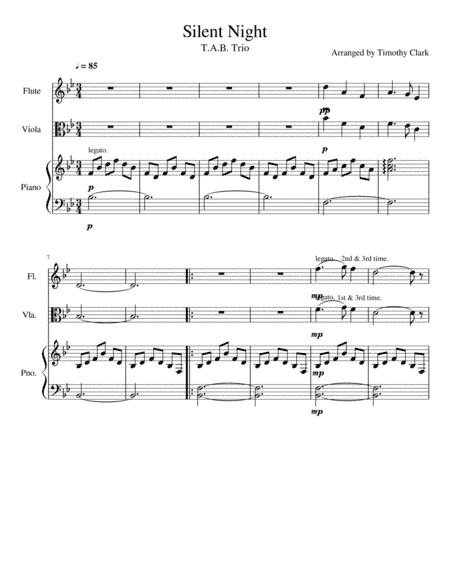 Silent Night (arr. Timothy Clark)