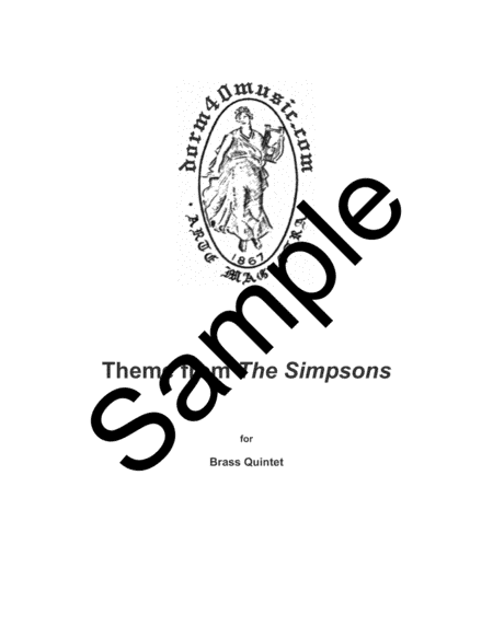 Theme From The Simpsons TM  from the Twentieth Century Fox Television Series THE SIMPSONS (arr. Dorm 40 Music)