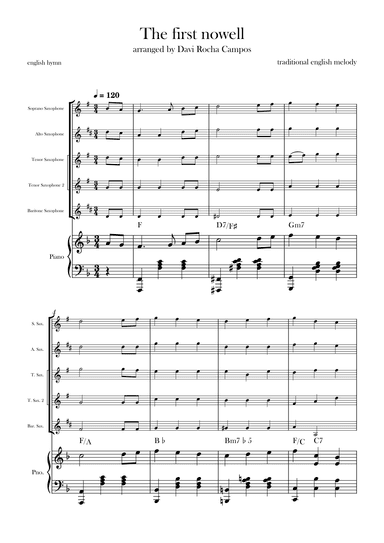 The First nowell (arr. Davi Rocha Campos)
