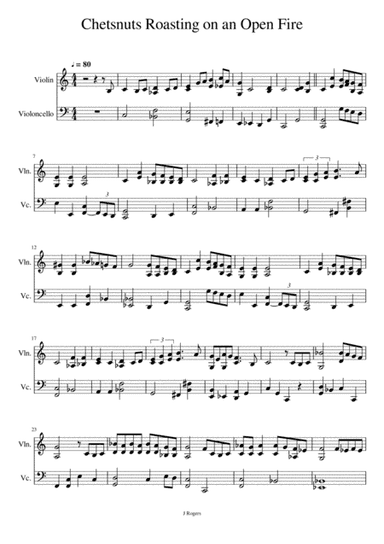 The Christmas Song (Chestnuts Roasting On An Open Fire) (arr. Julia Rogers)