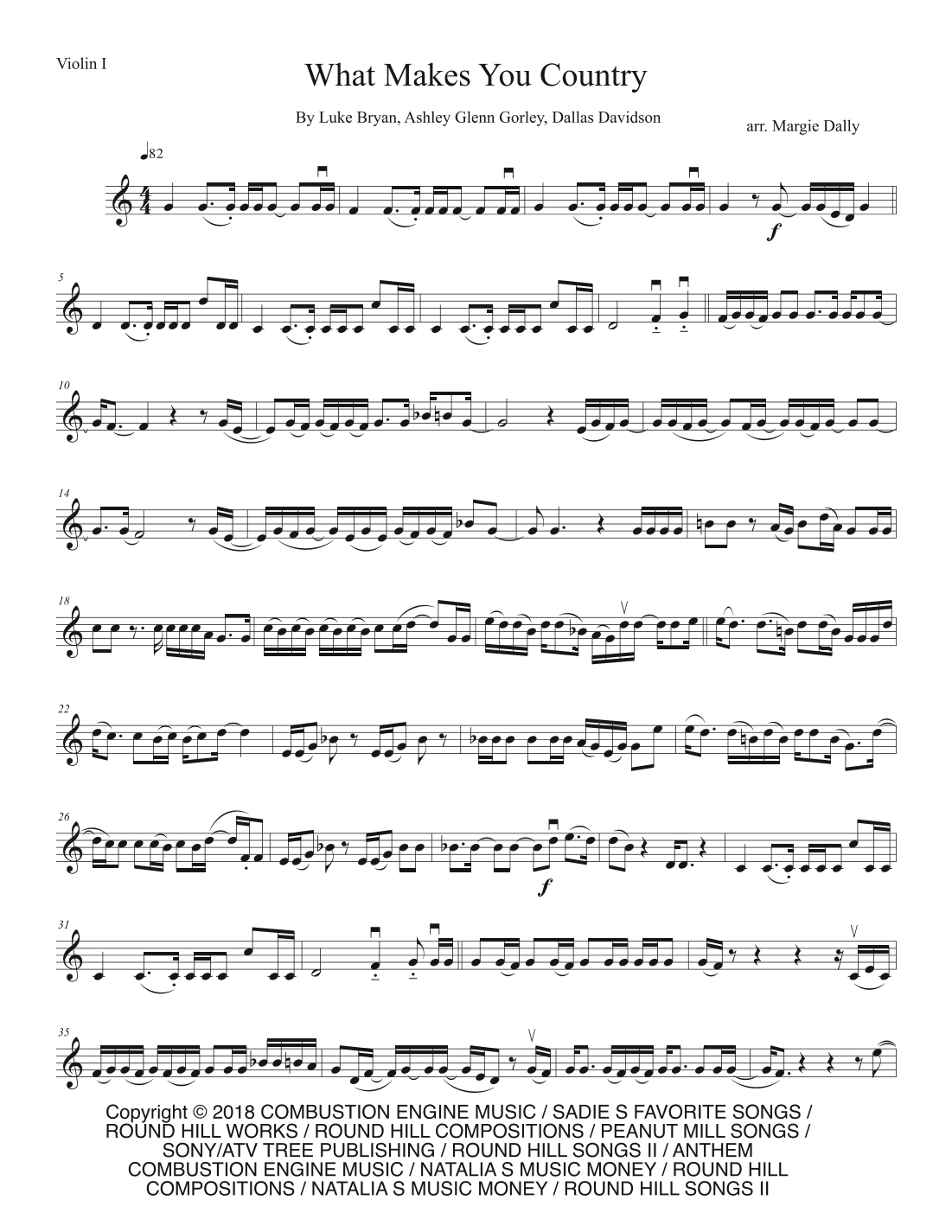 What Makes You Country (arr. Margie Dally)