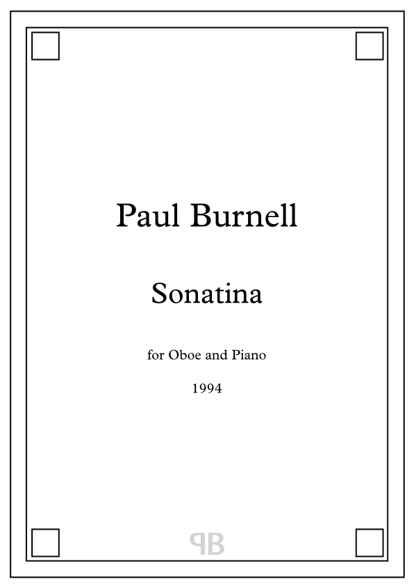 Sonatina for Oboe and Piano
